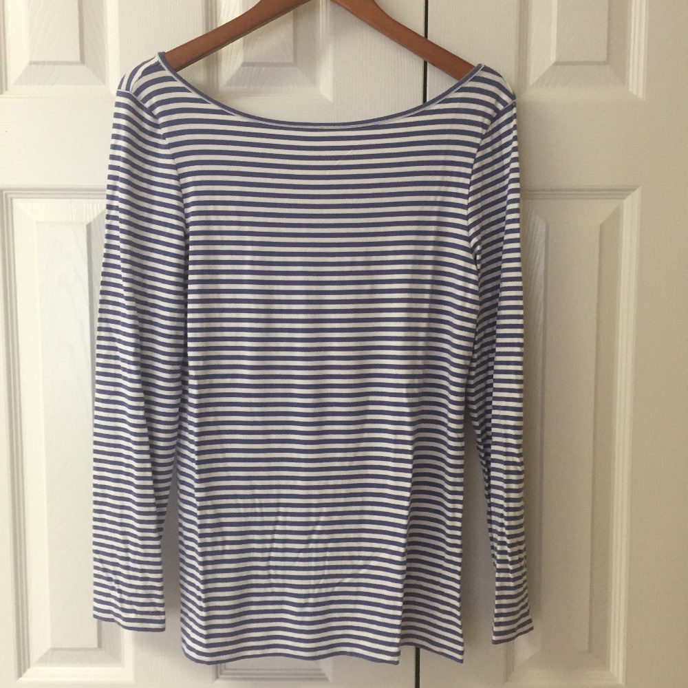 Reversible striped Halogen top